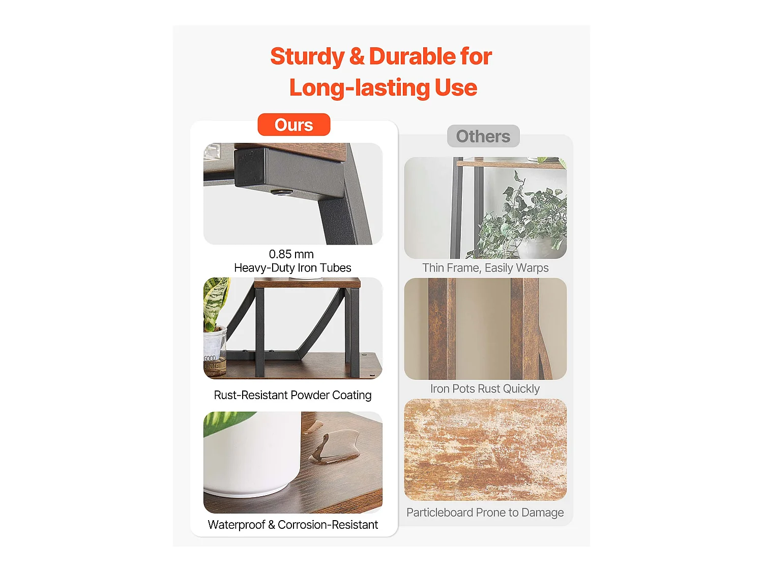 Suporte para Plantas Interior SucceBuy com Lâmpada de Cultivo, Prateleira para Plantas 9 Níveis Metal, 160 cm, 3 Definições de Temporizador