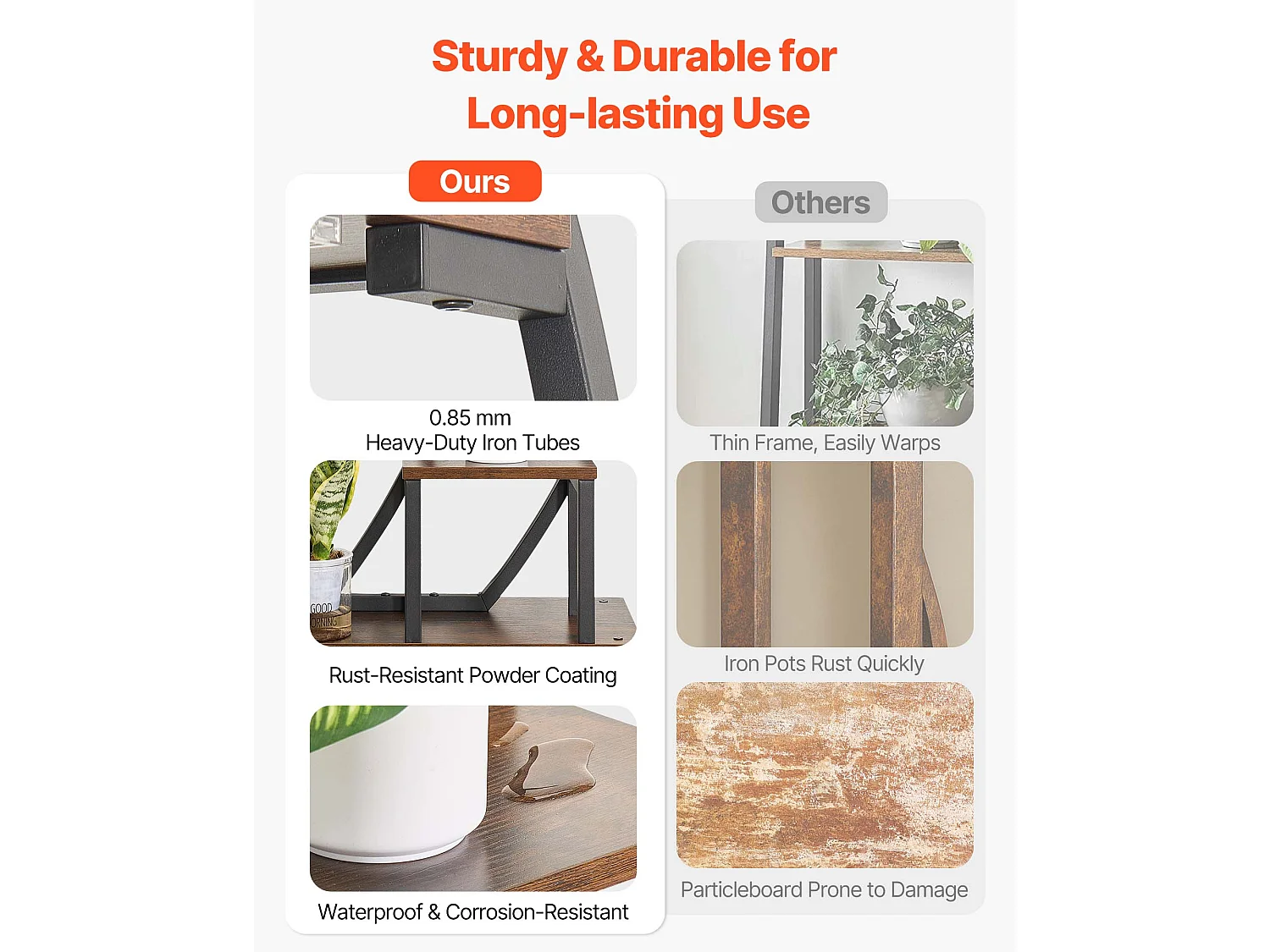 Support Plantes Intérieur SucceBuy avec Lampe de Croissance, Étagère Porte Plantes 9 Niveaux Métal, 160 cm, 3 Réglages Minuterie, 10 Niveaux Luminosité