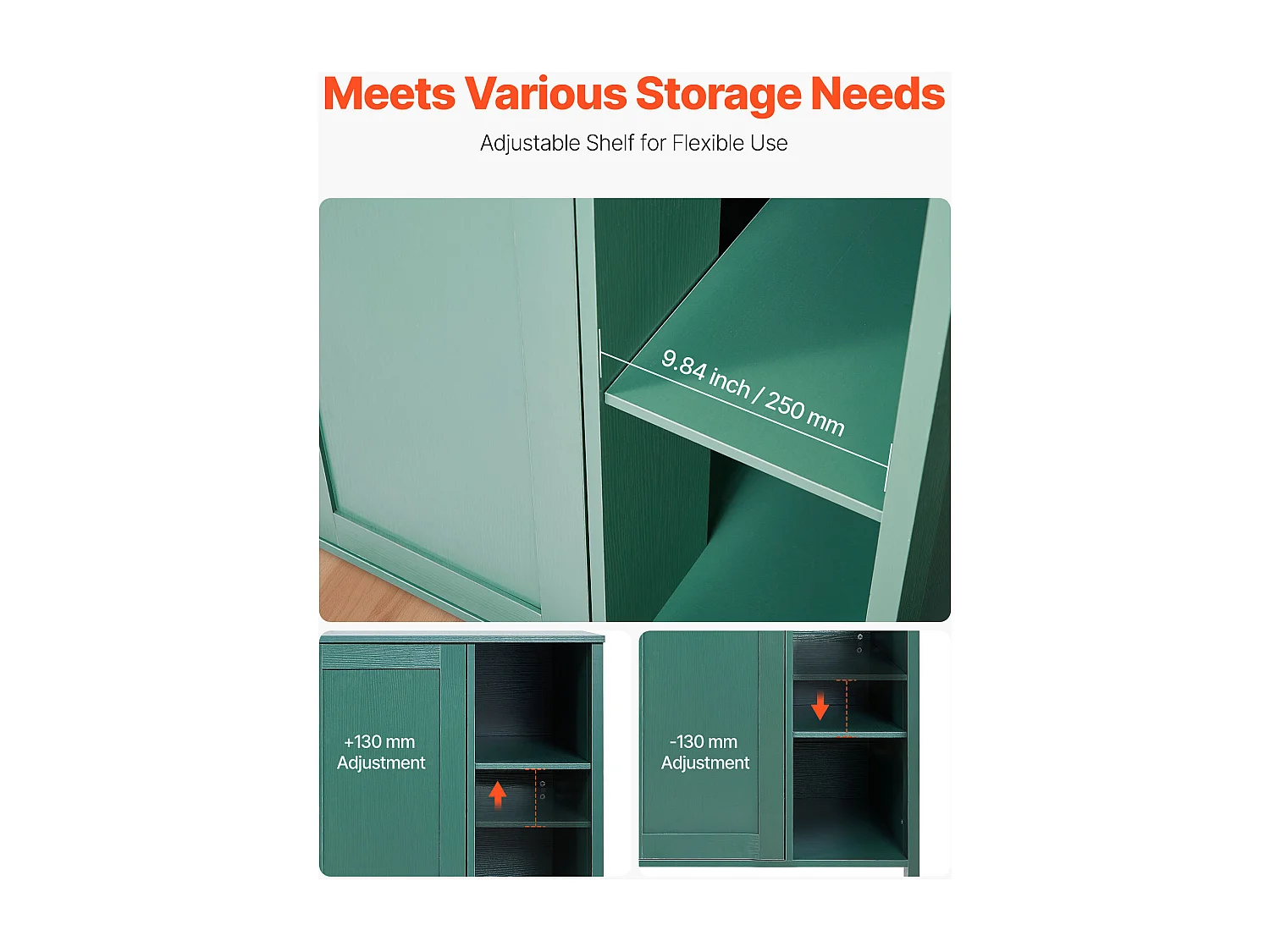 Meuble Bac à Litière SucceBuy Chat AuTonettoyant Armoire Cache Maison Toilette Chat, Niche Cache-litière, avec Séparateur Amovible, Prise de Courant, Vert