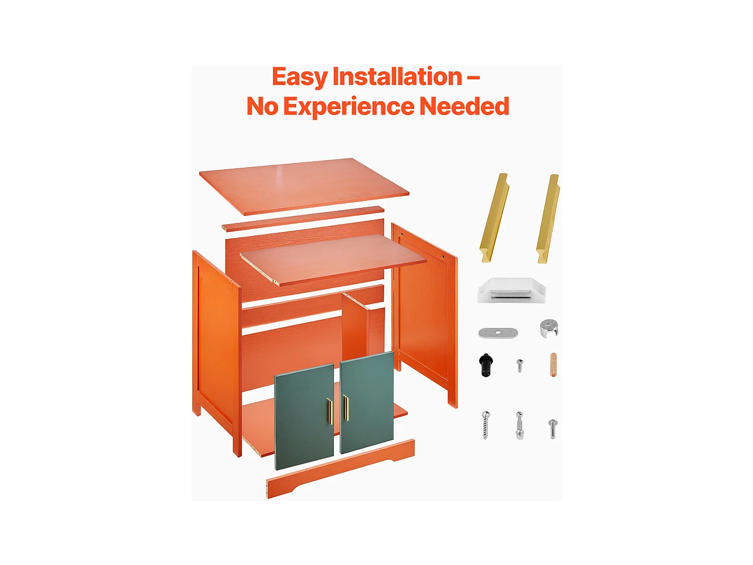 Katzenklo Möbel SucceBuy Katze Schrank Versteck Modernes Katzenklo Innen, Versteck-Toilette aus Holz, Kompatibel, 79,2x43x71 cm, Grün