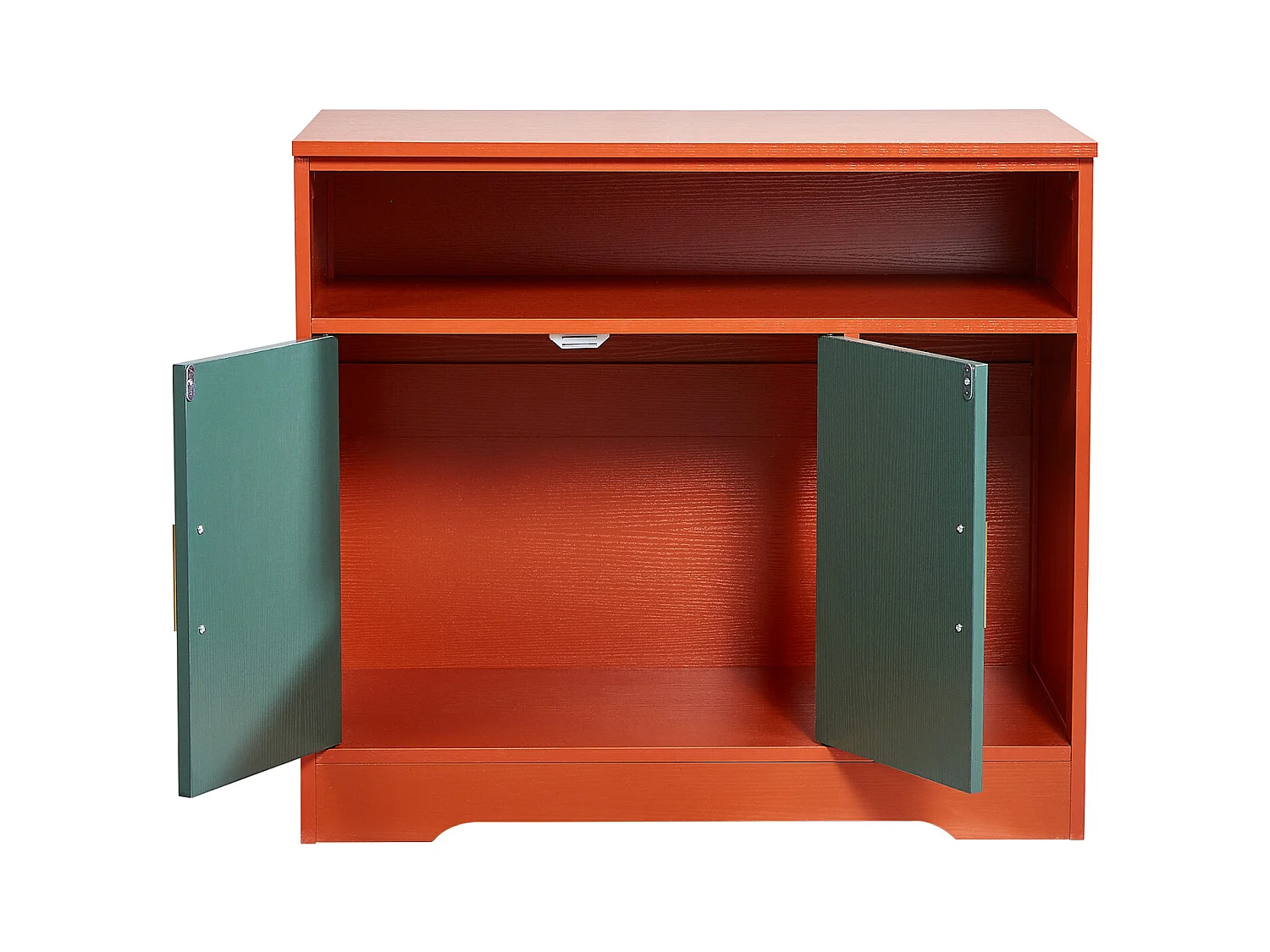 Katzenklo Möbel SucceBuy Katze Schrank Versteck Modernes Katzenklo Innen, Versteck-Toilette aus Holz, Kompatibel, 79,2x43x71 cm, Grün