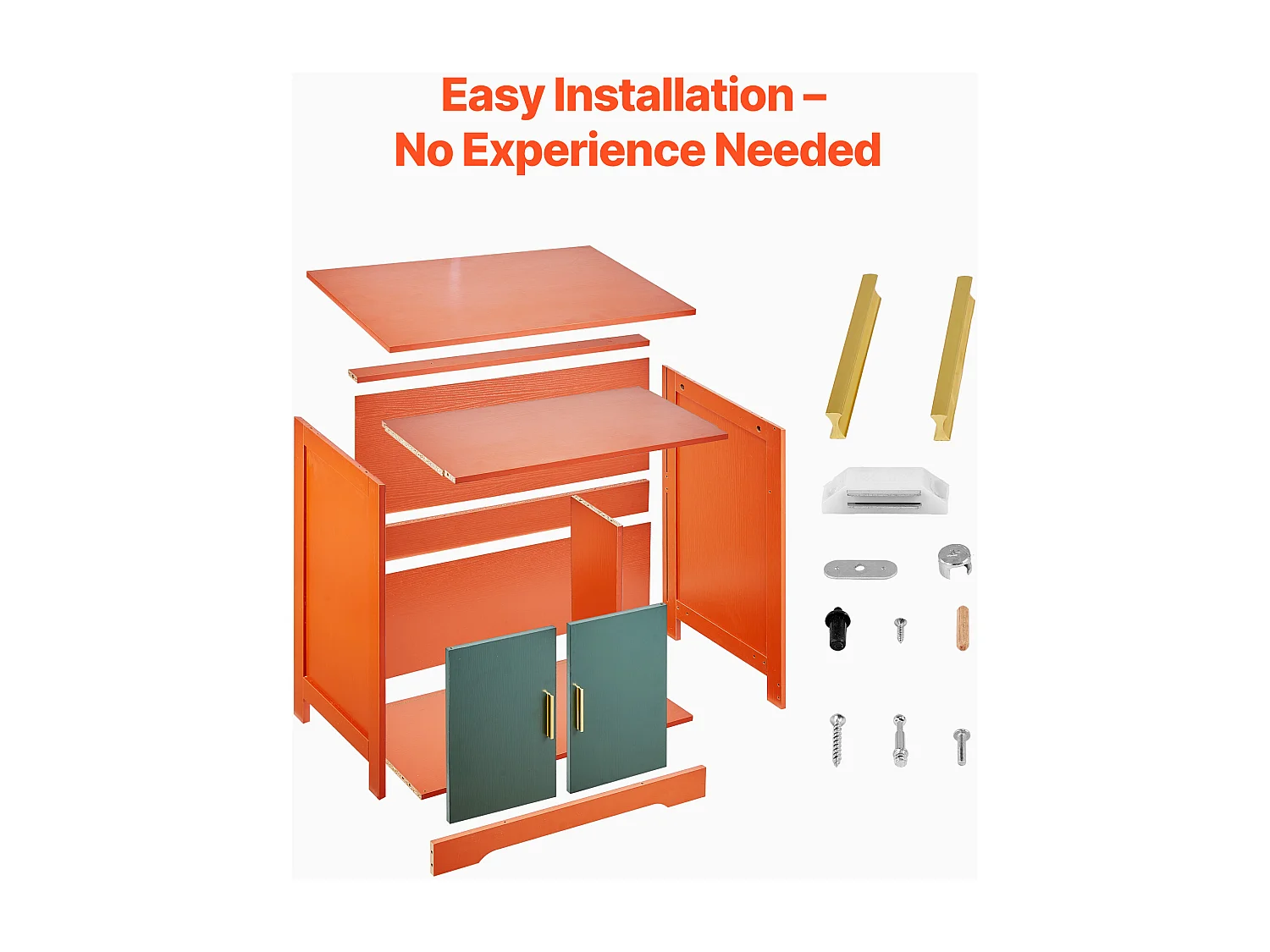 Meuble Bac à Litière SucceBuy Chat Armoire Cache Maison de Toilette de Chat Intérieur Moderne, Niche Cache-litière en Bois, Compatible, 79,2x43x71 cm, Vert