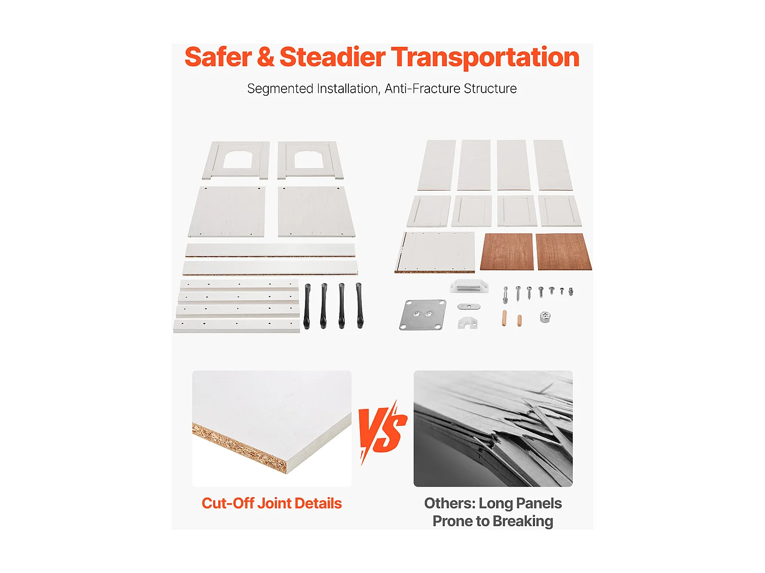 Meuble Bac à Litière SucceBuy Chat Armoire Cache Maison de Toilette de Chat Intérieur, 4 Portes 2 Entrées, Niche Cache-litière Bois, 120x45x50 cm, Marron