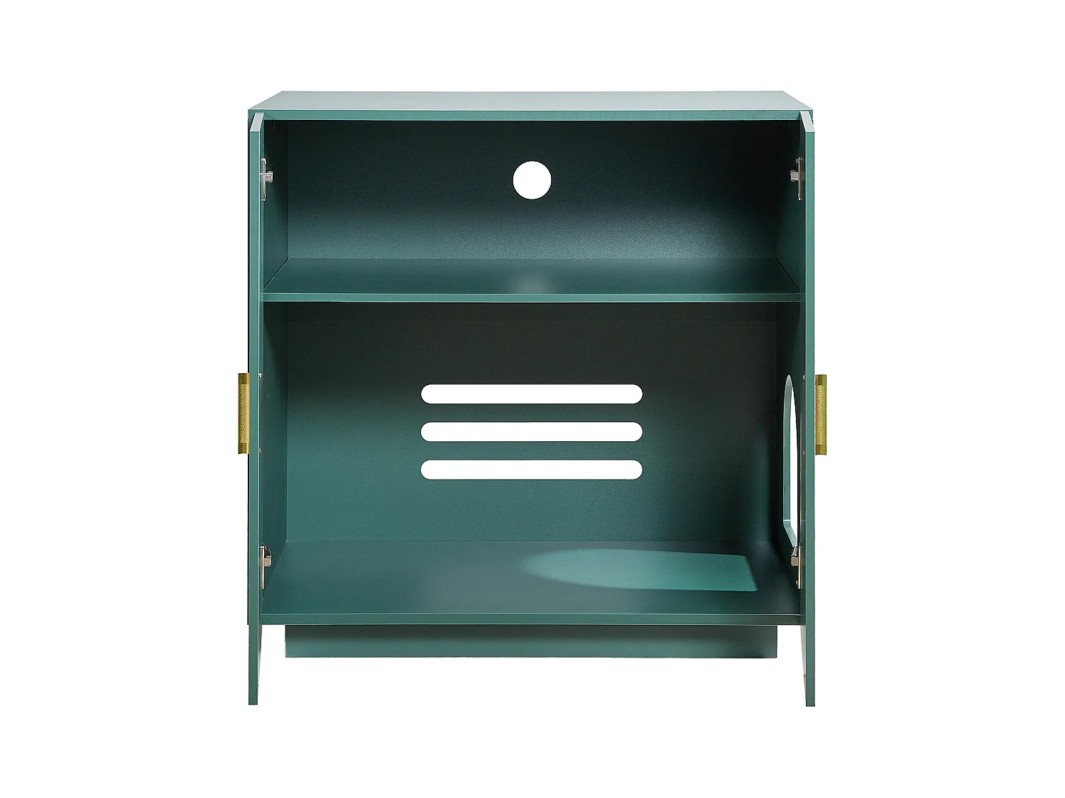 Meuble pour Bac à Litière SucceBuy Chat Armoire Cache Maison de Toilette de Chat Double Porte, Niche Cache-litière Bois avec Trous d'Aération, 80 x 50 x 79 cm