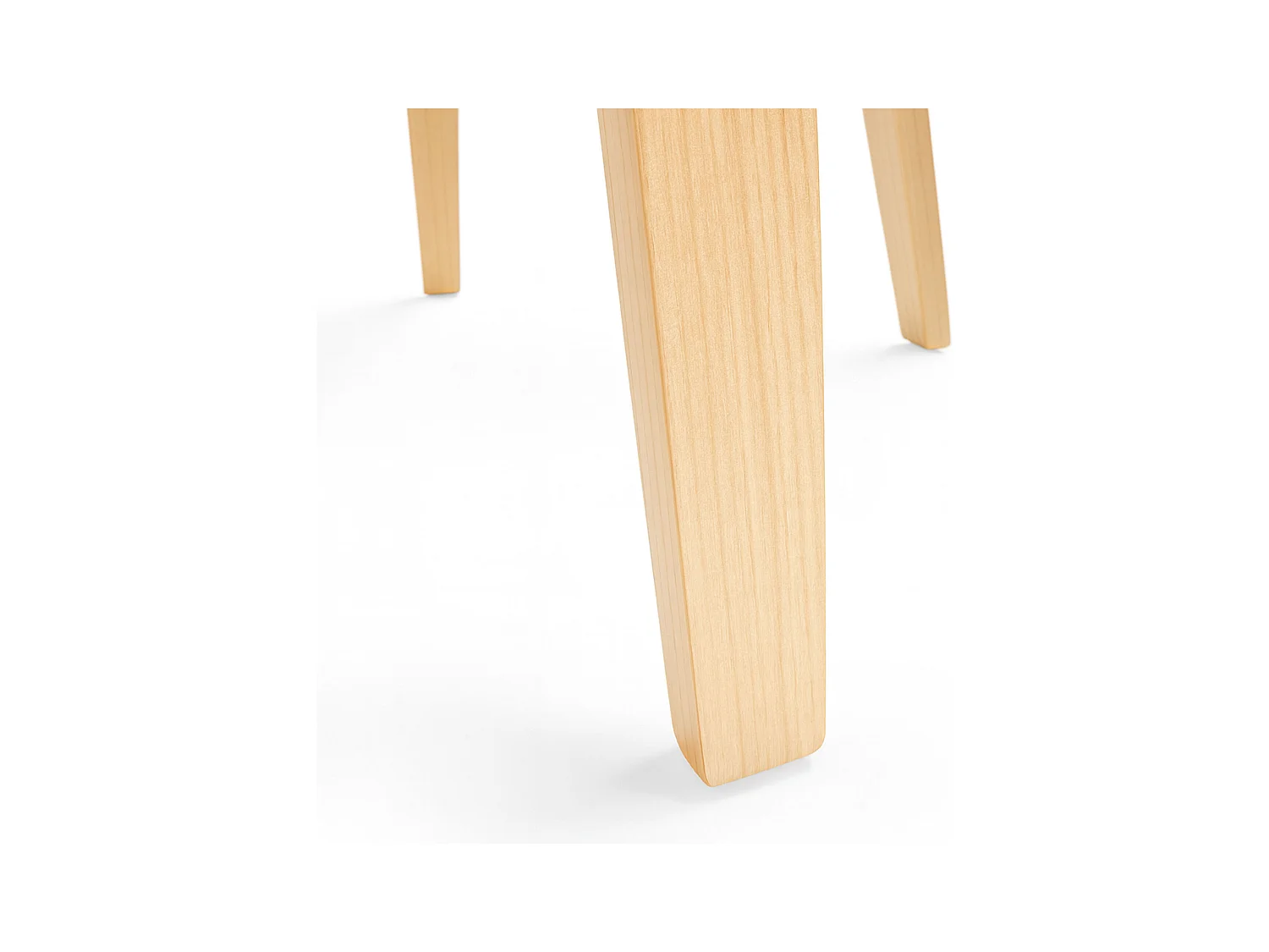 Yorkshire - Fauteuil chaise en bois massif et simili-cuir blanc