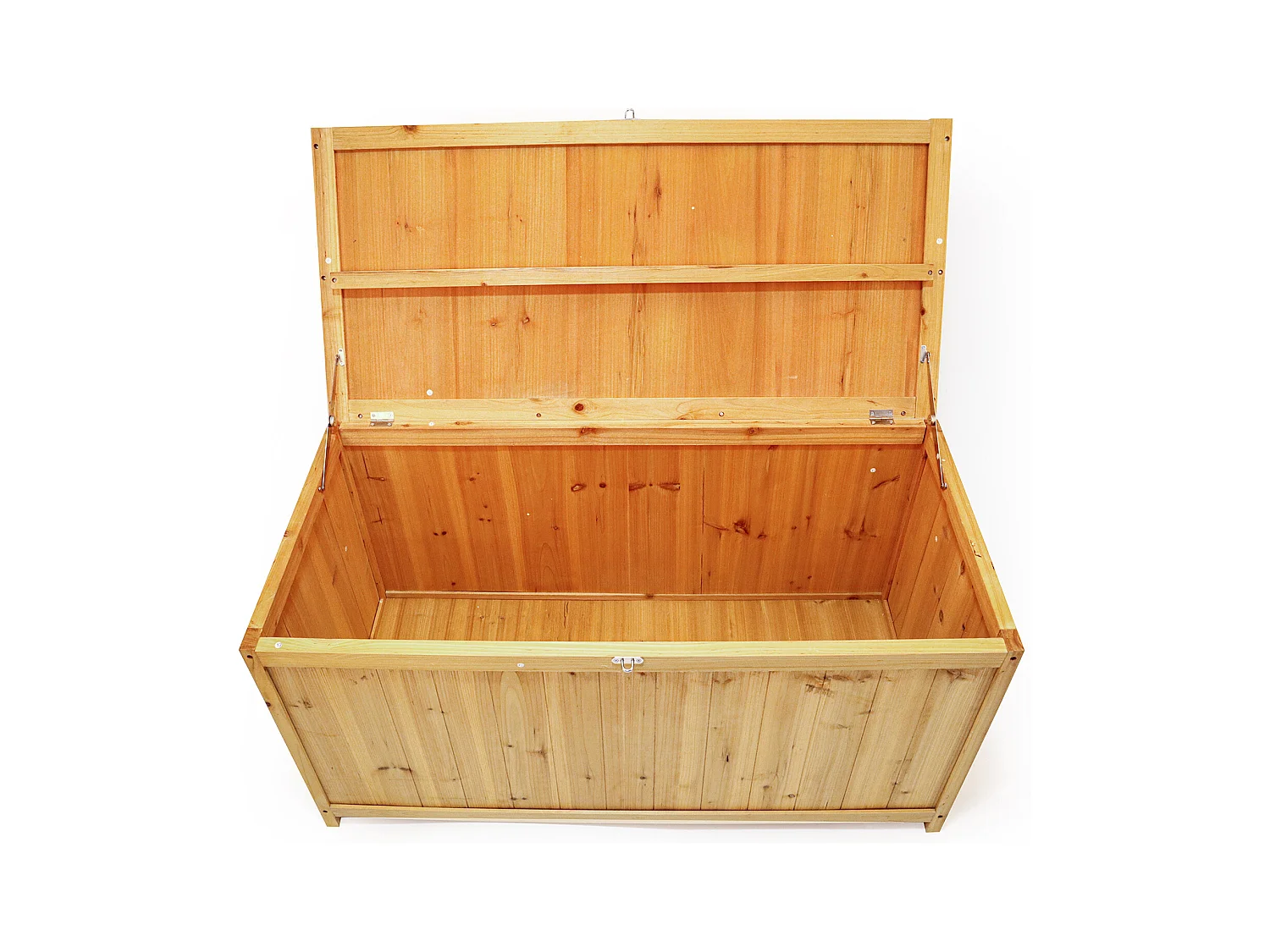 Cubo - Coffre de Rangement Extérieur 113x60x53 cm en Bois d’Épicéa avec Fermeture à Cadenas