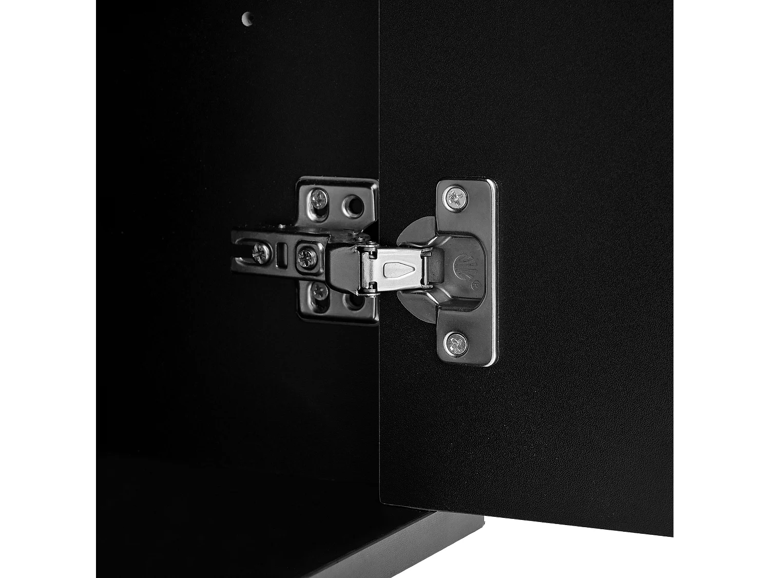 Dressoir met gouden handgrepen en poten, 4 deuren en 4 lades, uitneembare planken, veel opbergruimte, ideaal voor woonkamer en eetkamer