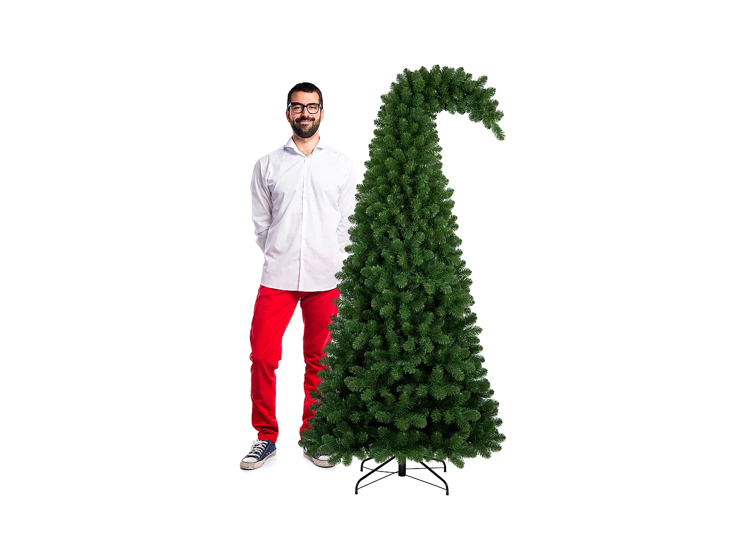 Grinch - Árbol de Navidad Tradicional de PVC Ø99x210H, 1093 Puntas