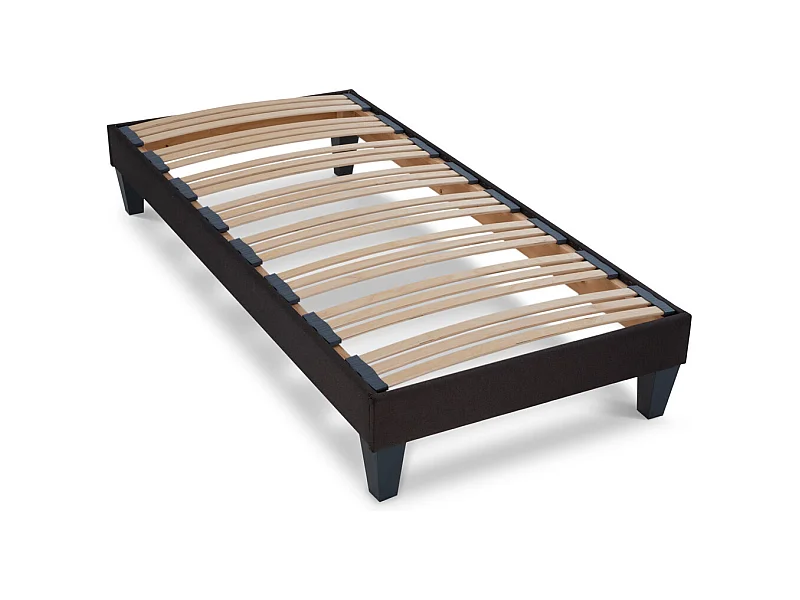 SUITE ETOILEE | Ensemble SUITE DIVINE 90x190 cm | Matelas Mémoire de forme + Sommier Bois