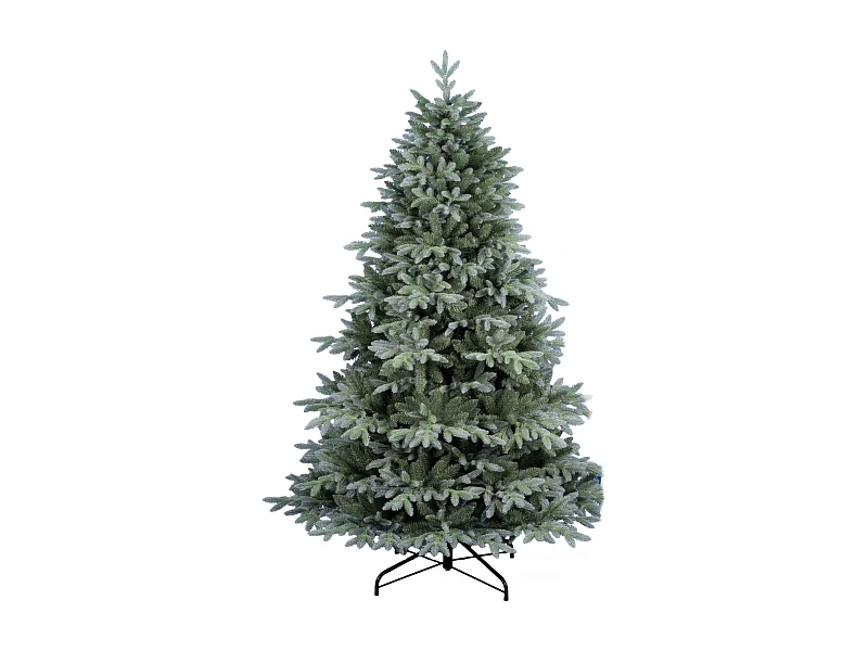 Pinaceae - Albero di Natale Tradizionale Tipo Pino Argentato in PE e PVC Ø124x180H, 1067 Punte
