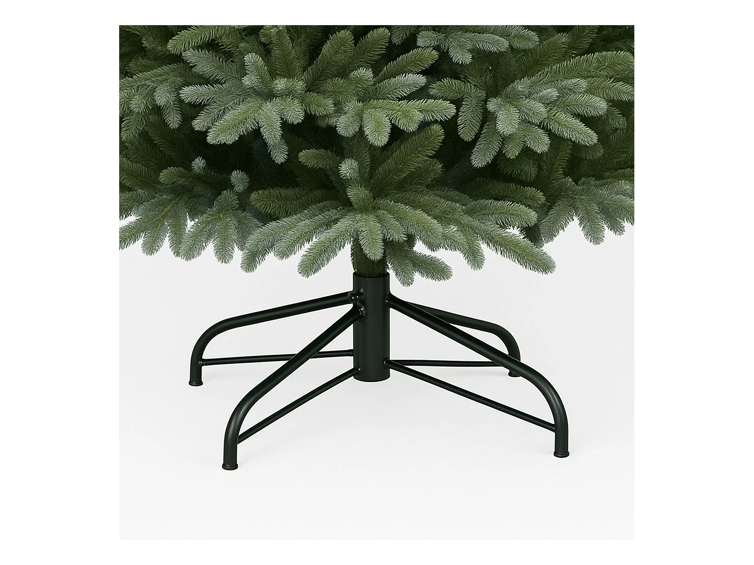 Pinaceae - Árvore de Natal Tradicional Tipo Pinheiro Prateado em PE e PVC Ø124x180H, 1067 Pontas