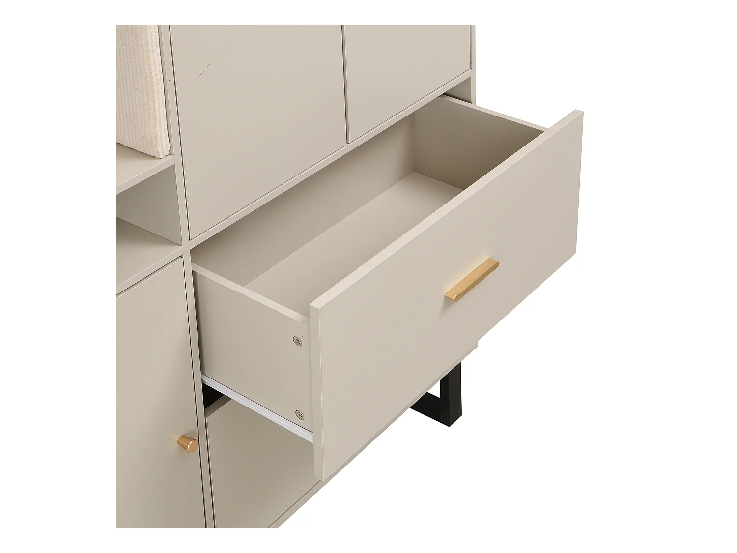 Armoire compacte pour entrée et couloir avec panneaux rembourrés et rangement chaussures – 110 x 186 x 38 cm, pratique et élégant