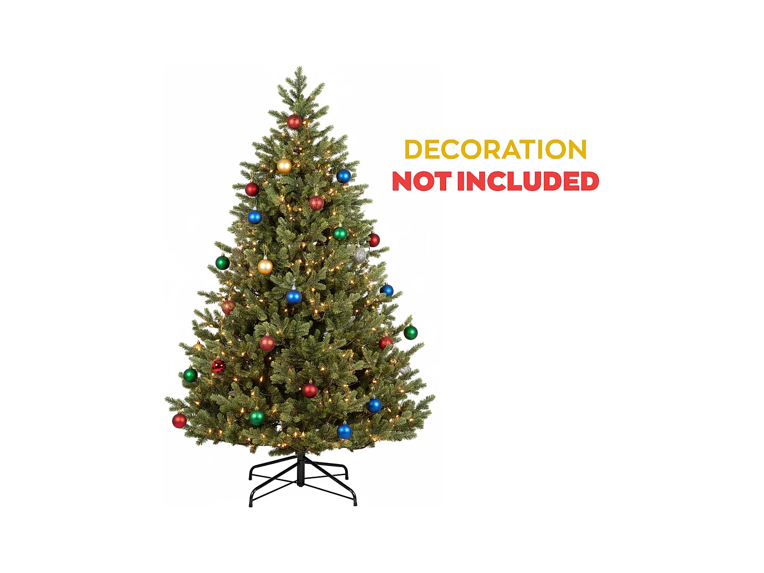 Lake - Árbol de Navidad tradicional en PE Ø132x180H, 513 puntas