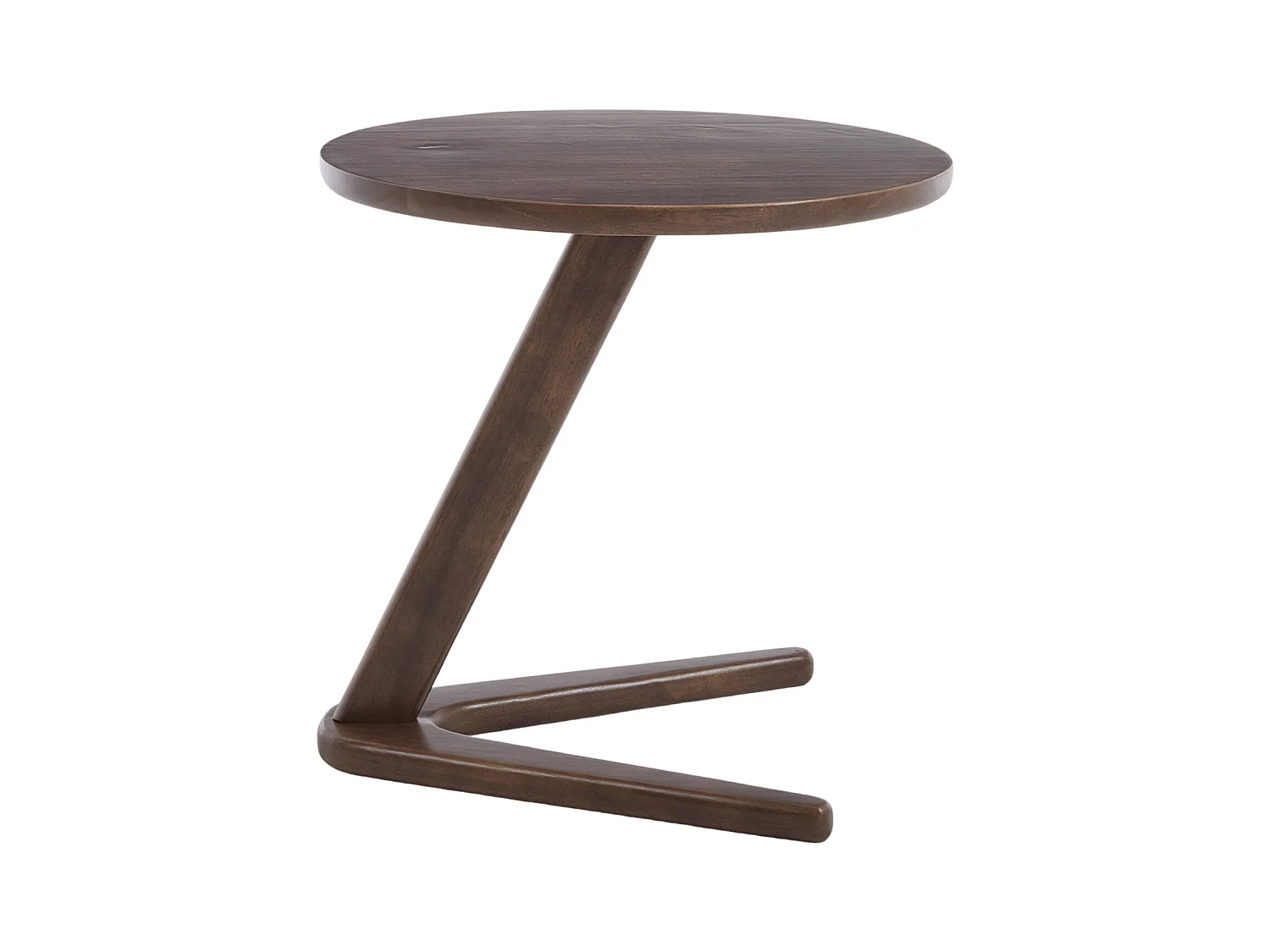 Sienna - Table Basse d'Appoint - Table Basse Roulante avec Structure en Z Renforcée - Glisse sous le Canapé - Bois Massif 50×44cm - Salon, Chambre, Balcon