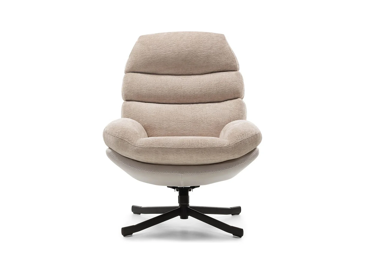 Draaistoel 77,5x90x102 cm beige Uno