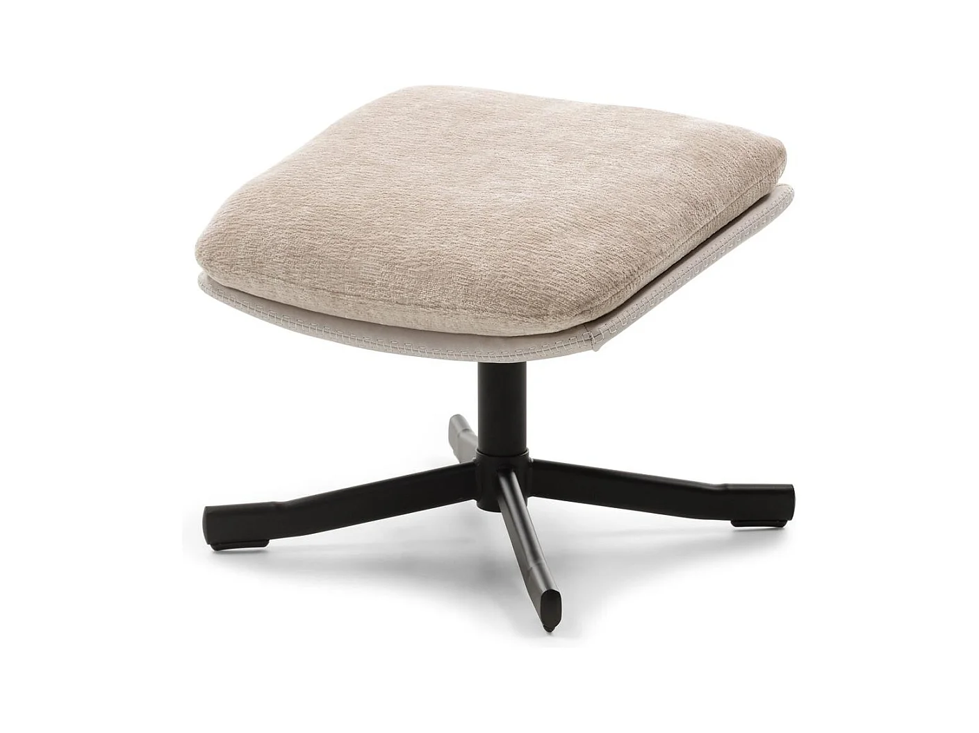 Draaistoel 77,5x90x102 cm beige Uno