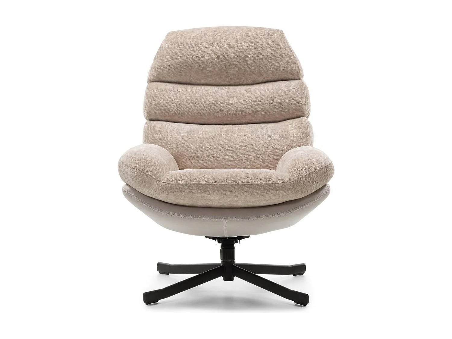 Draaistoel 77,5x90x102 cm beige Uno