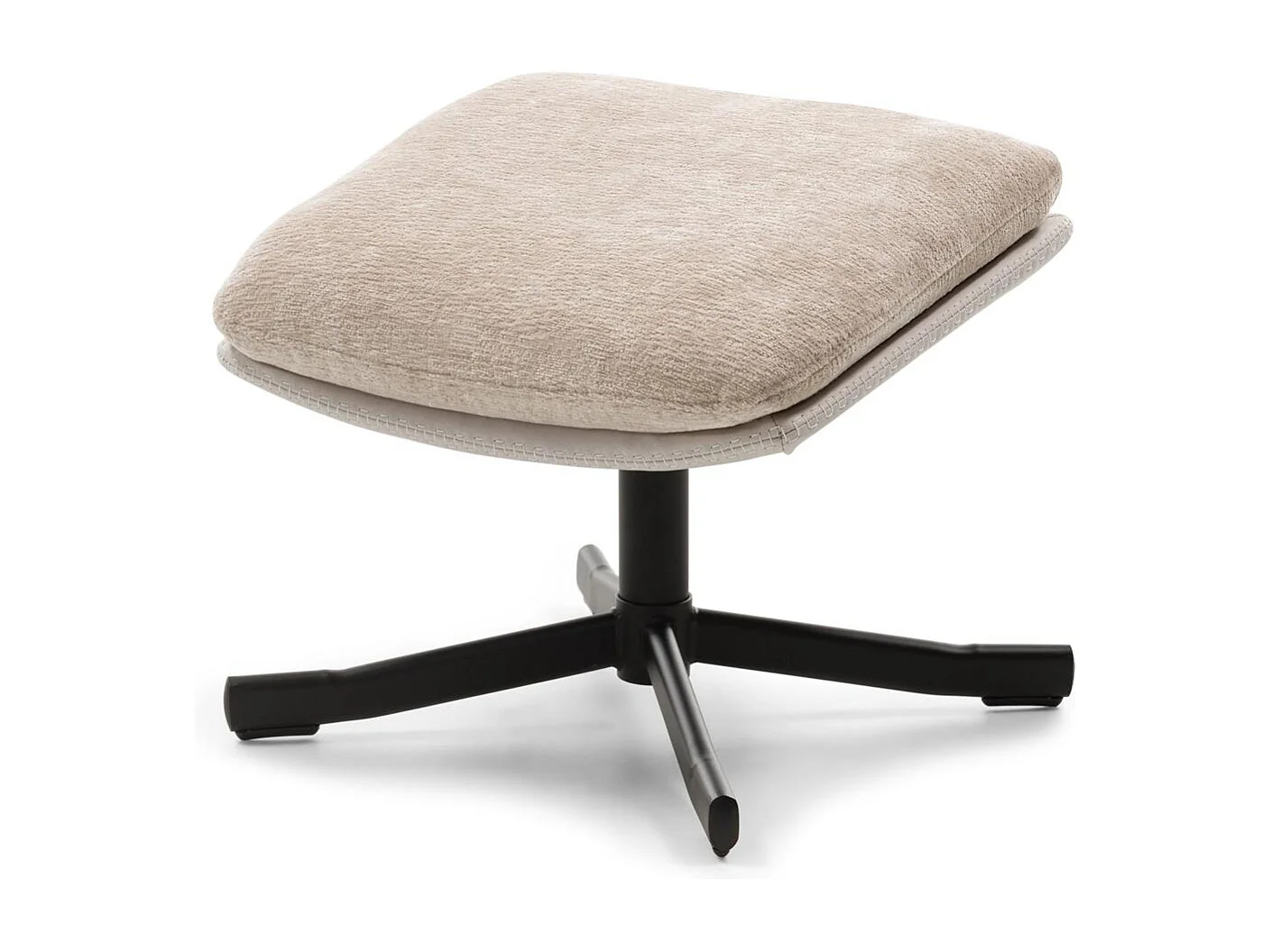 Draaistoel 77,5x90x102 cm beige Uno