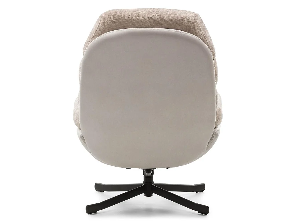 Chaise pivotante 77,5x90x102 cm beige Uno