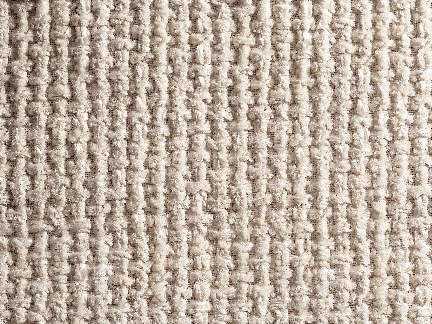 Canapé 3 places convertible express en tissu texturé beige - Matelas 16 cm avec mémoire de forme POGNIA