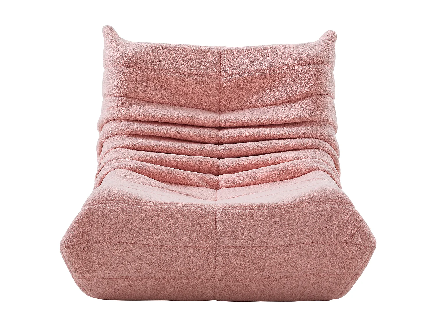 Fauteuil paresseux, canapé paresseux en velours, Scandinave, rose