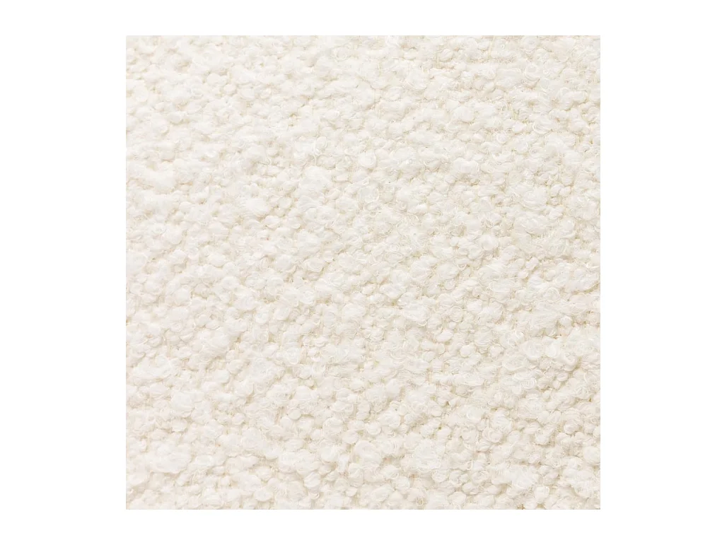 Fauteuil rembourré 80x76x77 cm blanc morela