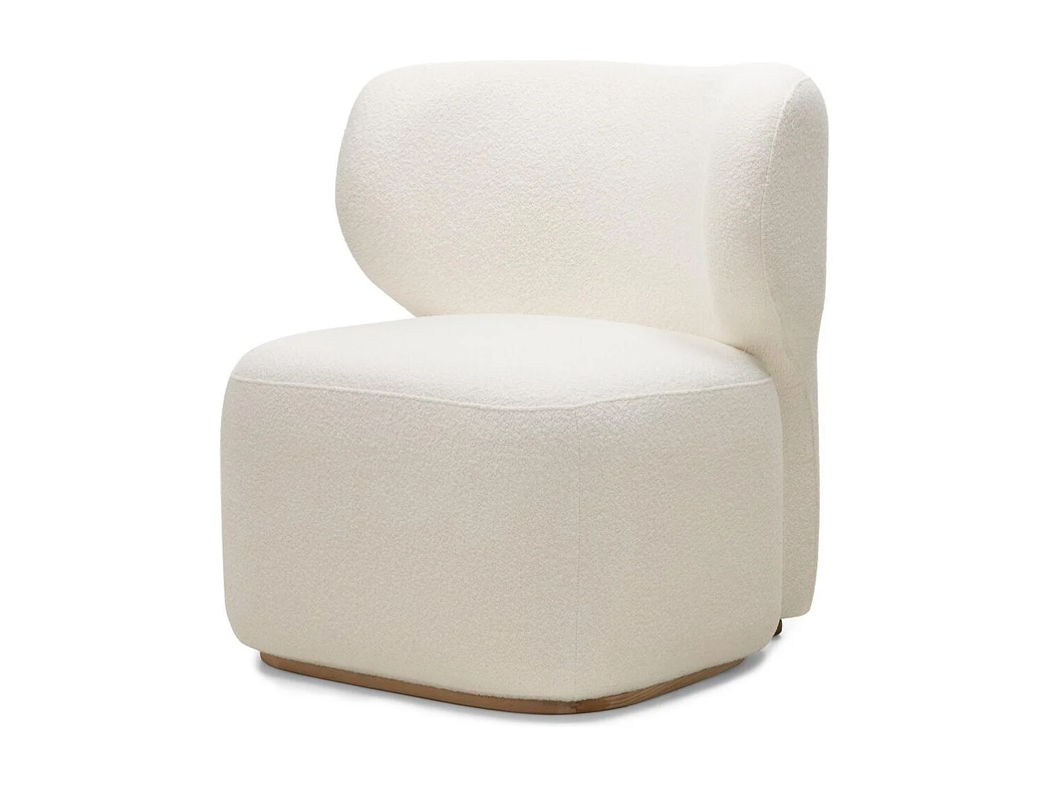 Polsterstuhl 80x76x77 cm weiß Morela