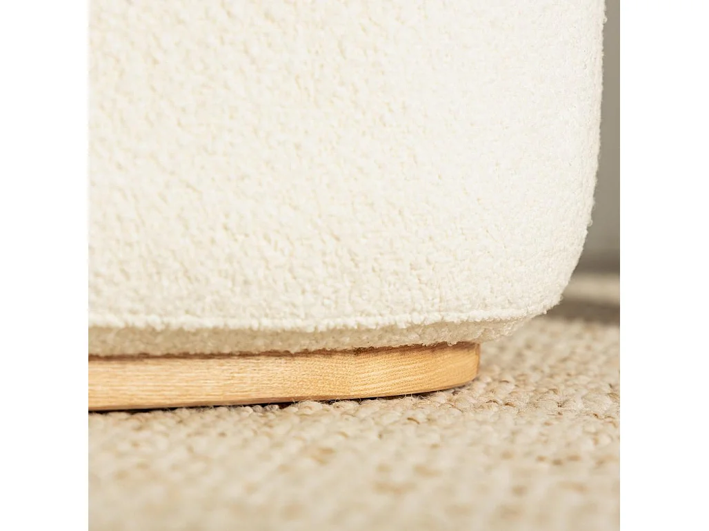 Polsterstuhl 80x76x77 cm weiß Morela