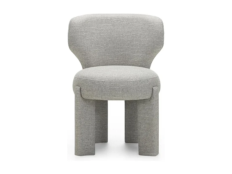 Polsterstuhl 83x59x57 cm hellgrau Mali