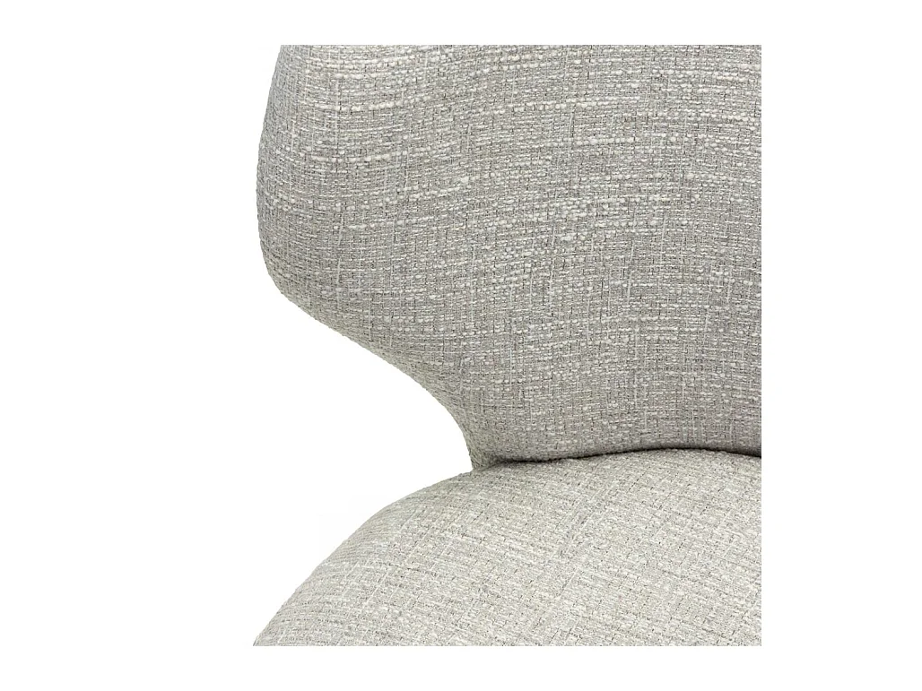 Fauteuil rembourré 83x59x57 cm gris clair Mali
