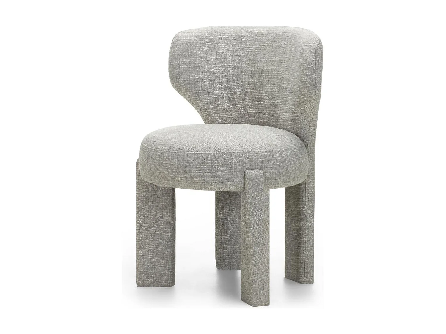 Polsterstuhl 83x59x57 cm hellgrau Mali