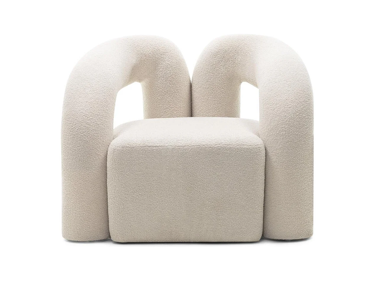 Fauteuil 76x95x78 cm licht beige Sellel