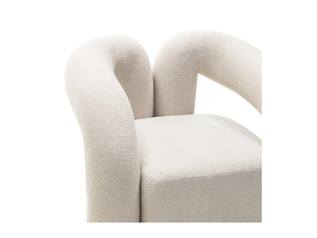 Fauteuil 76x95x78 cm licht beige Sellel