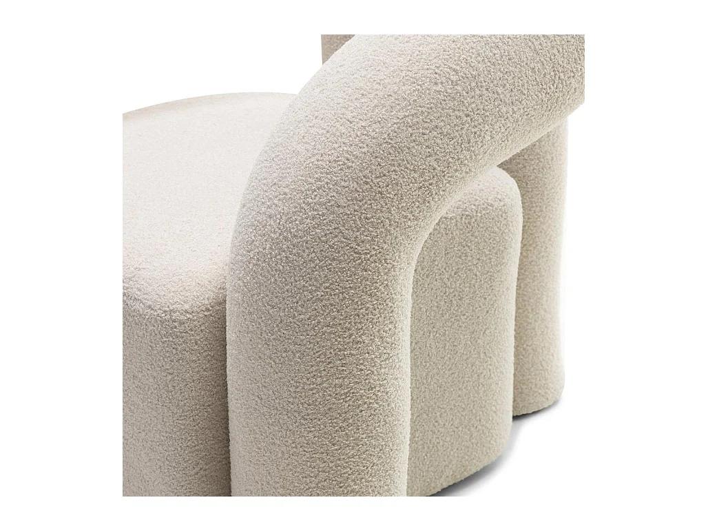 Fauteuil 76x95x78 cm licht beige Sellel