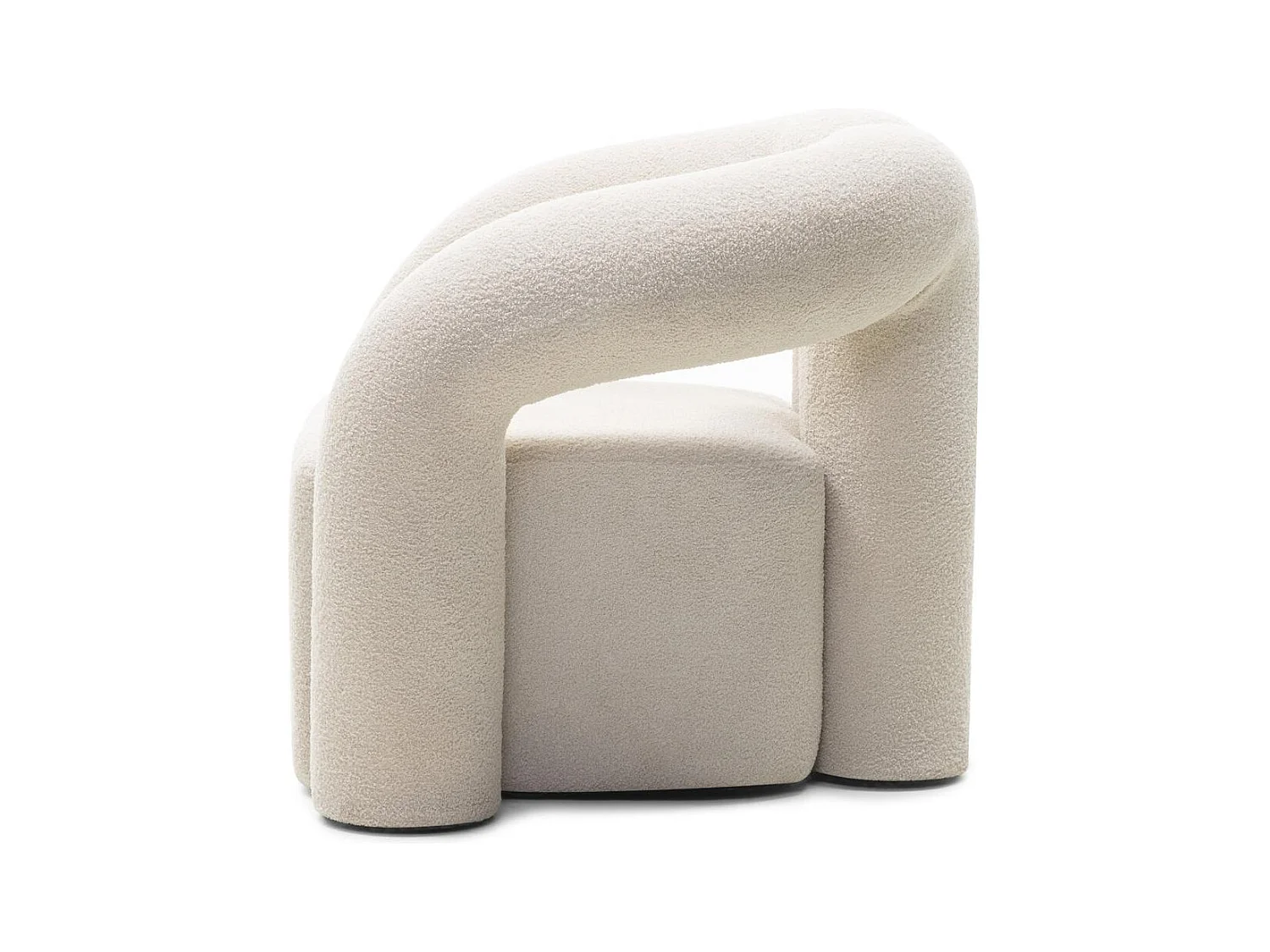 Sessel 76x95x78 cm hellbeige Sellel