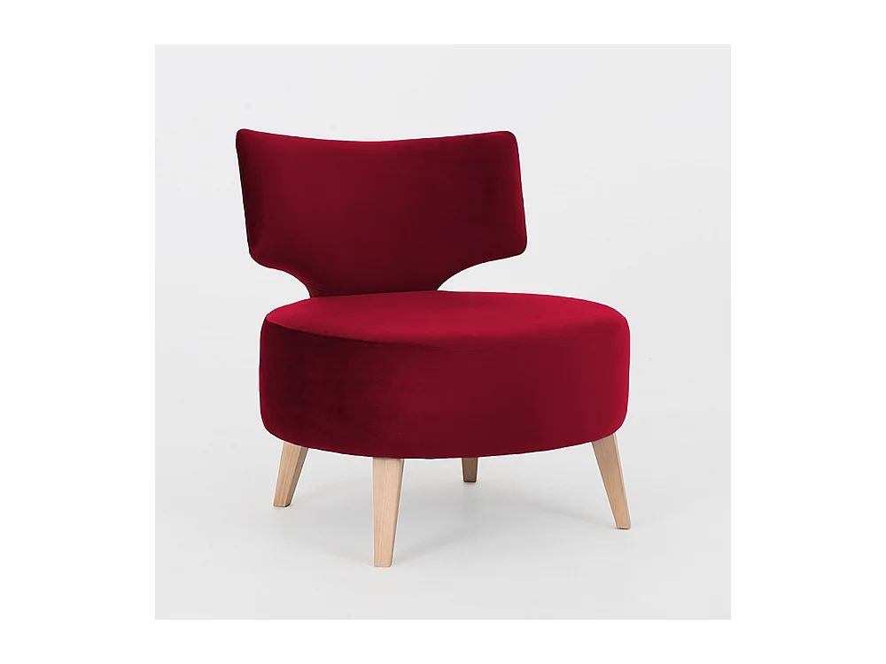 Fauteuil 0,6x0,75x0,75 m cranberry Flippin