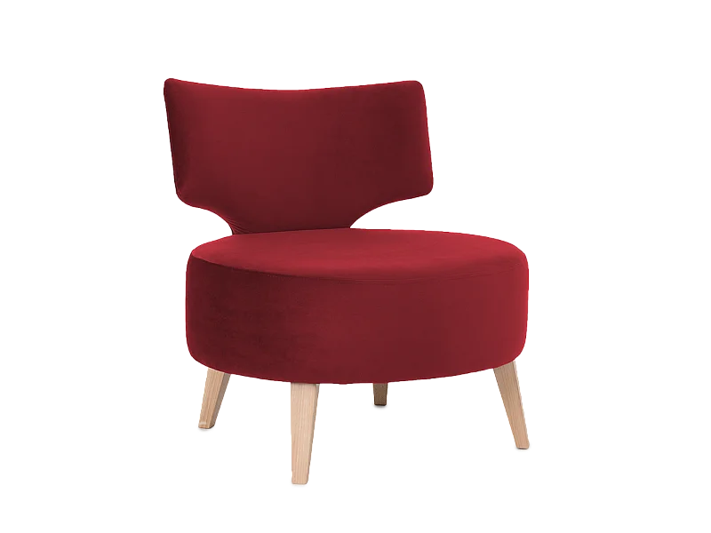 Poltrona 0,6x0,75x0,75 m mirtillo Flippin