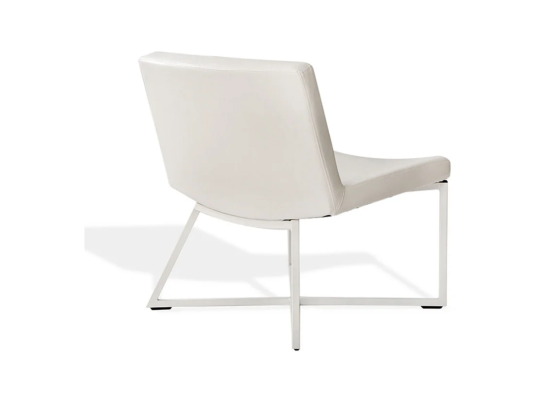 Fauteuil 60x62x81 cm blanc zero