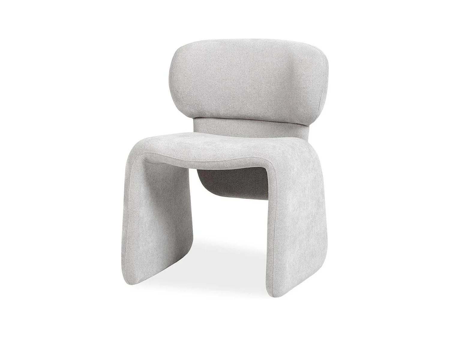 Polsterstuhl 63x56x78 cm grau BIZZA