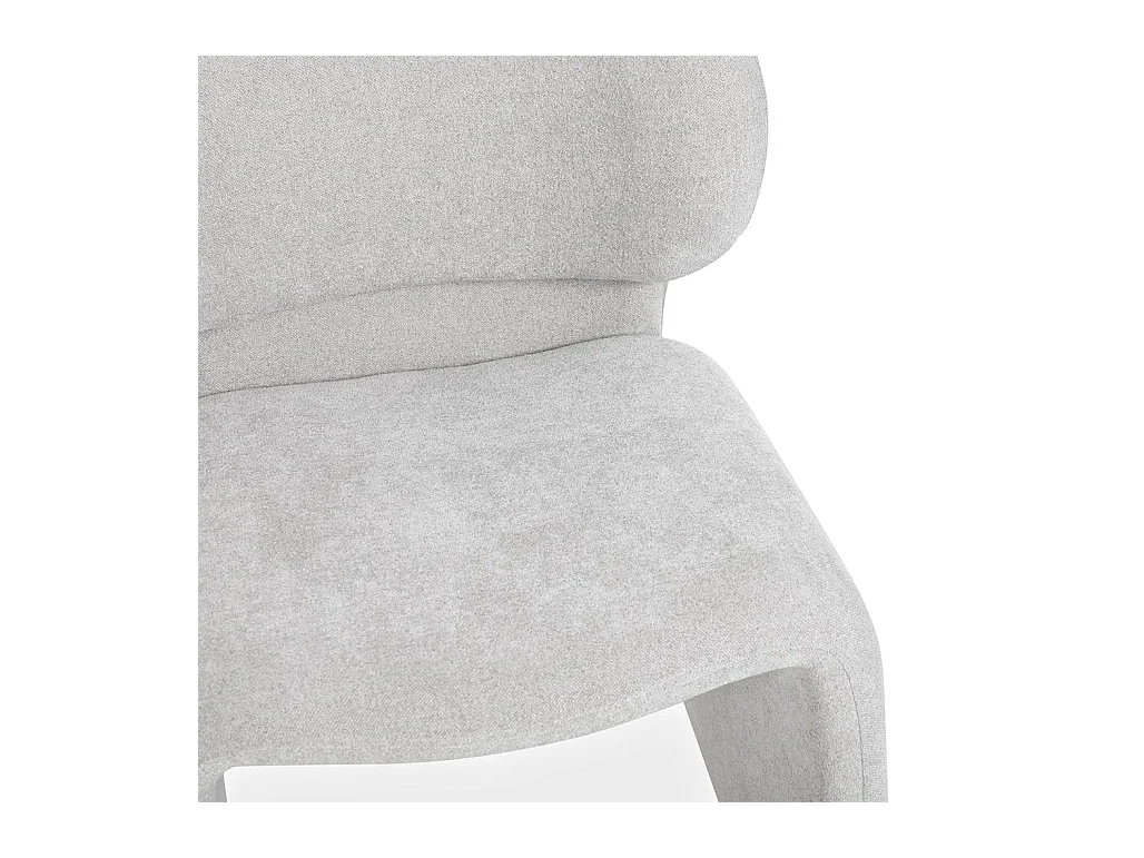 Polsterstuhl 63x56x78 cm grau BIZZA