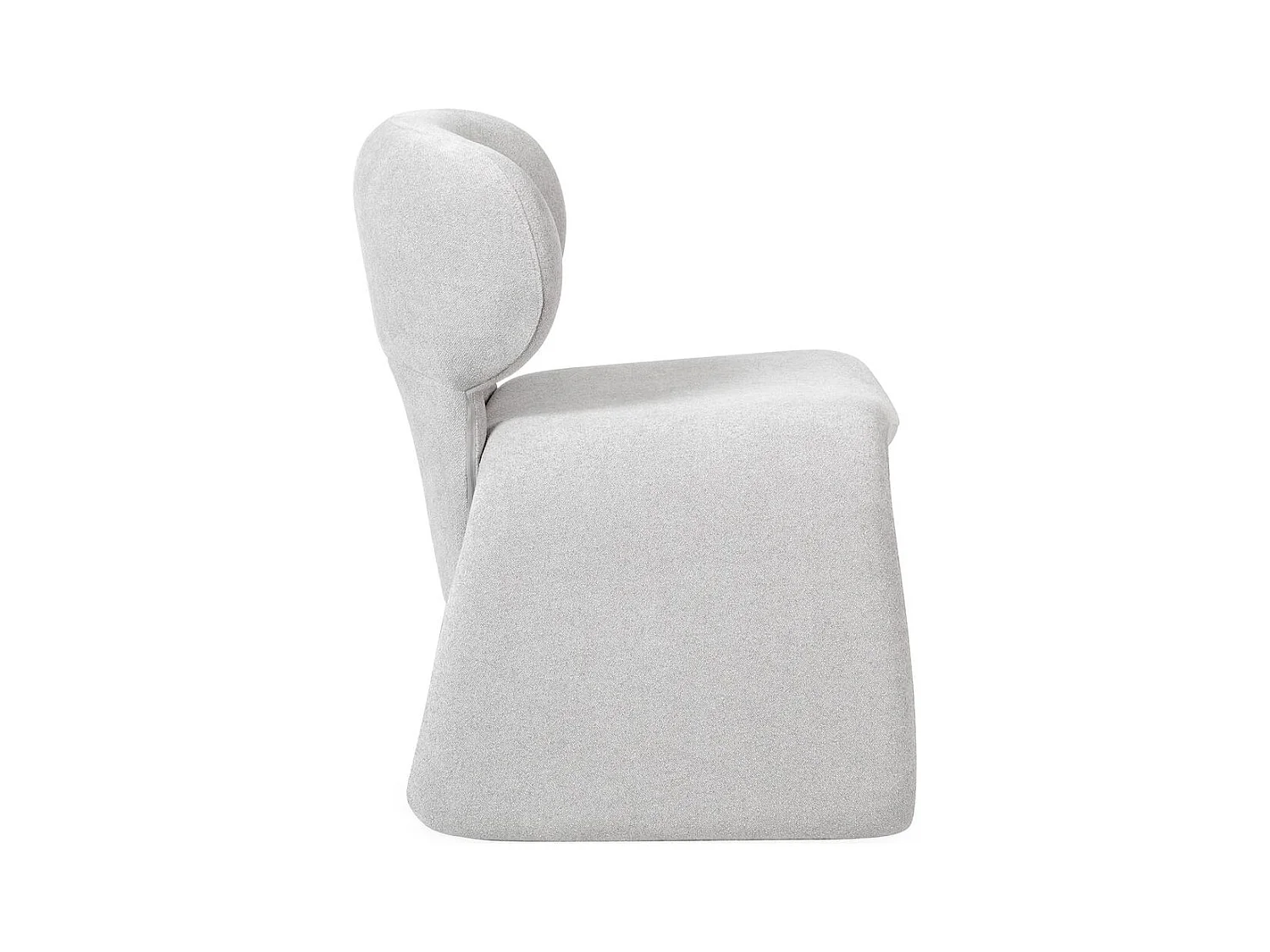 Polsterstuhl 63x56x78 cm grau BIZZA