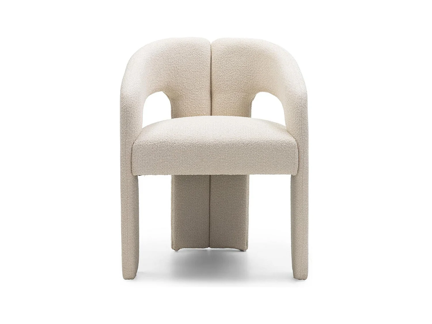 Fauteuil rembourré 62x56x77 cm beige Joel