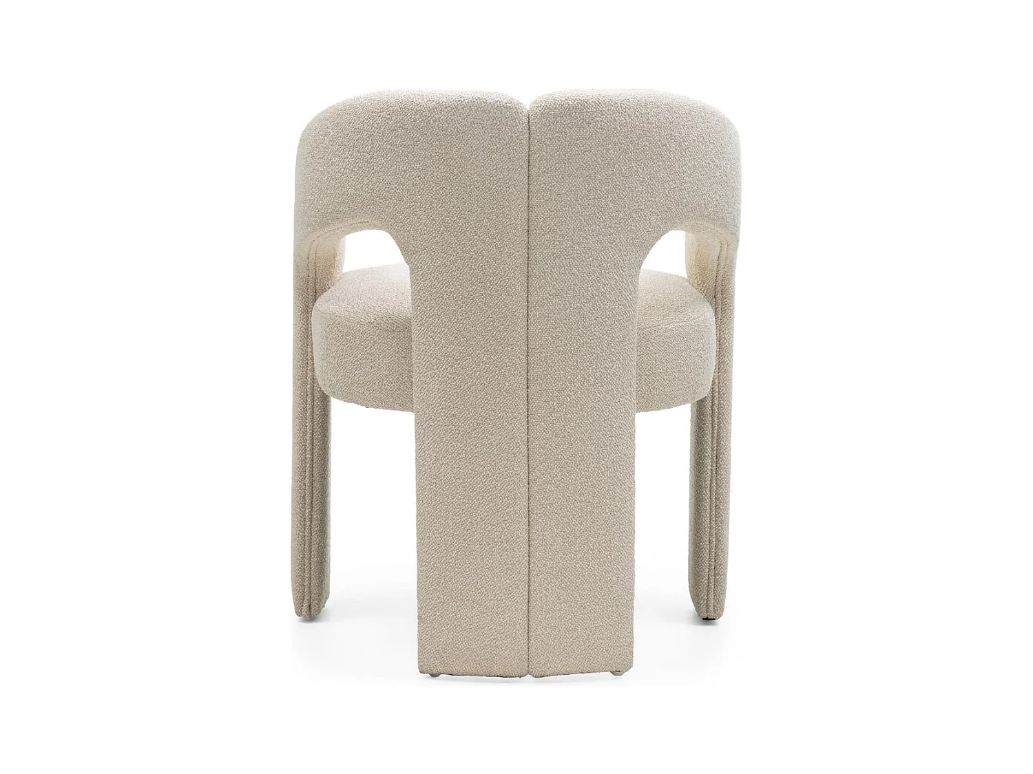 Fauteuil rembourré 62x56x77 cm beige Joel
