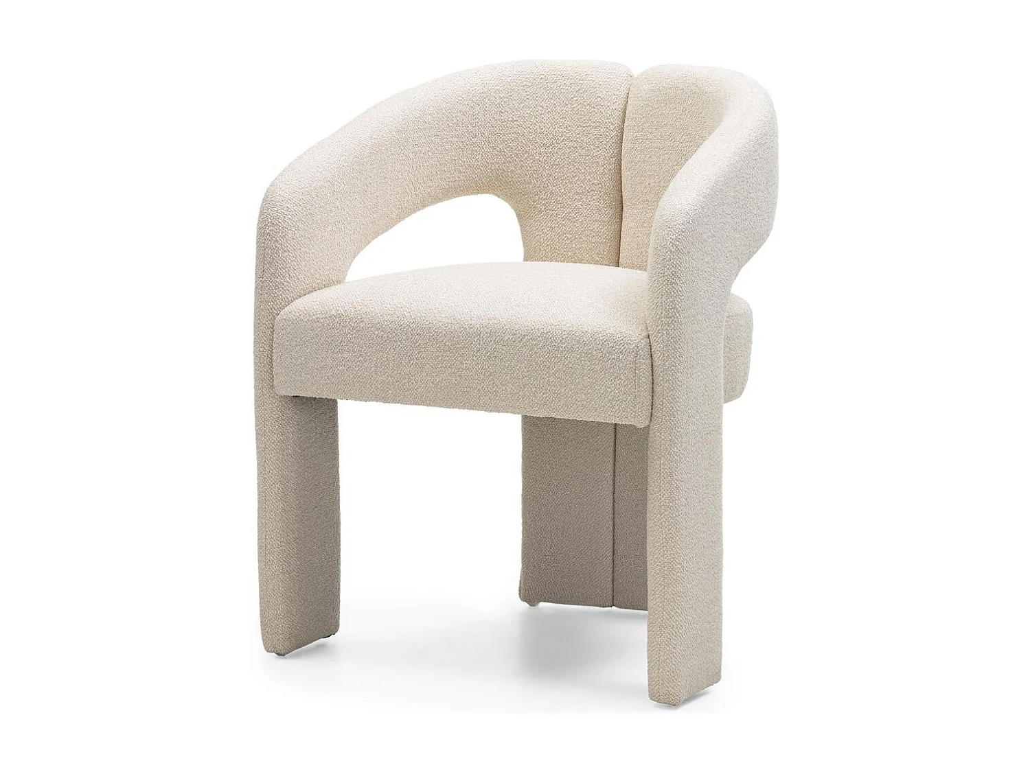 Gestoffeerde stoel 62x56x77 cm beige Joel