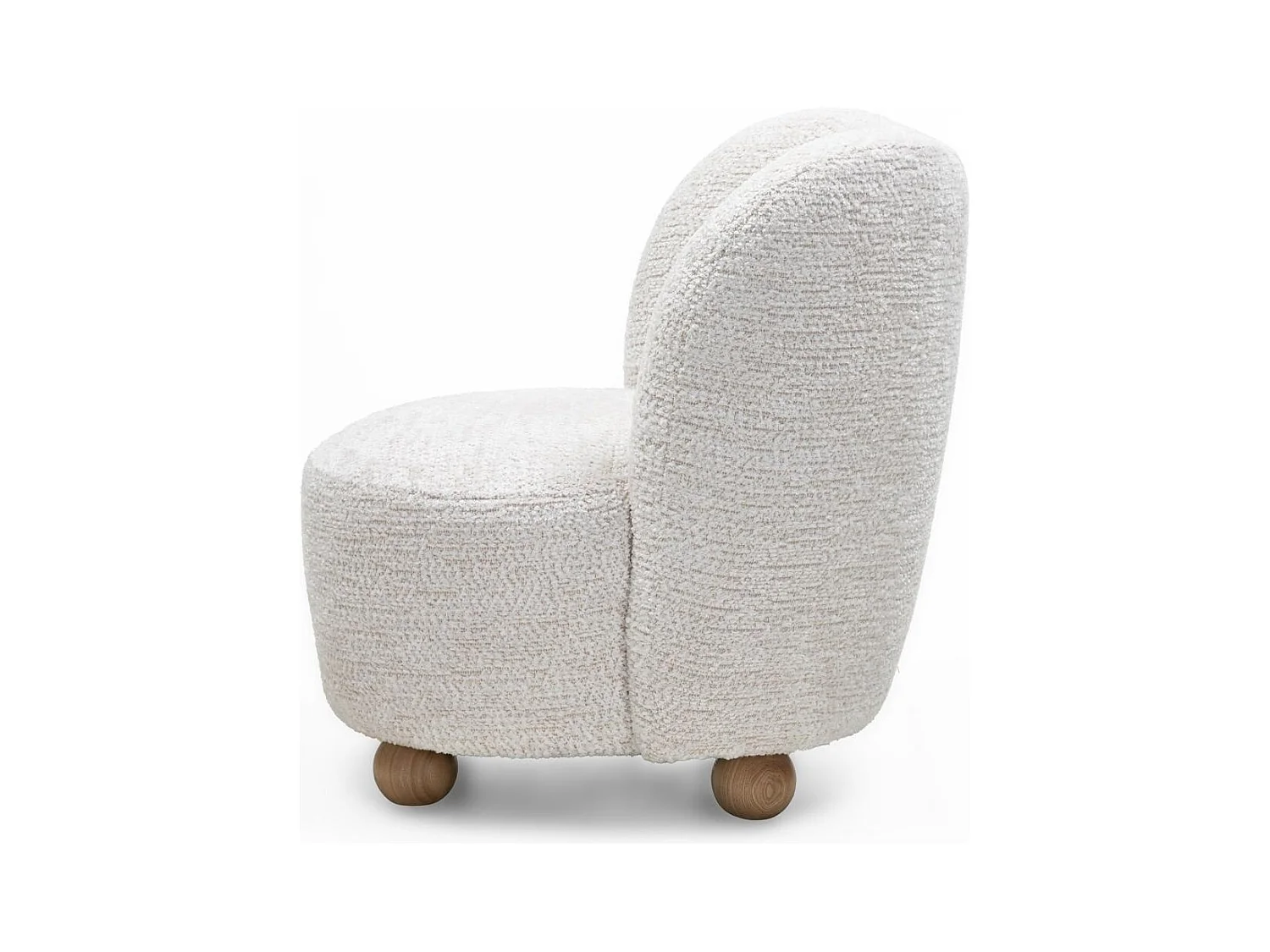 Fauteuil lounge 74x82x82 cm Beige Imami