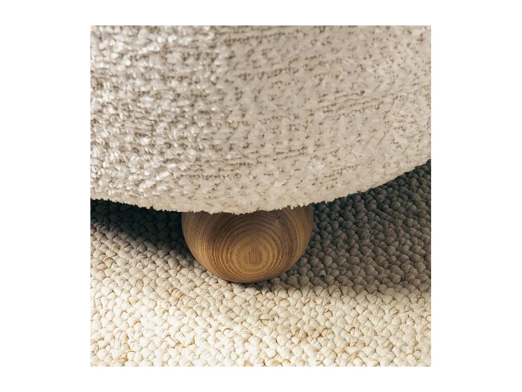 Fauteuil lounge 74x82x82 cm Beige Imami