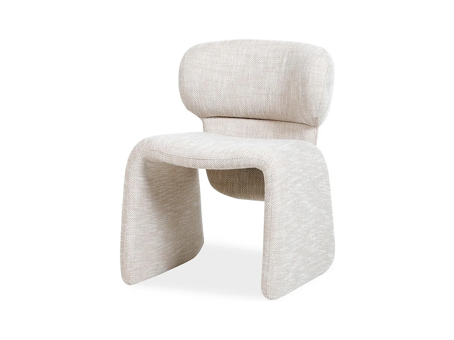 Polsterstuhl 63x56x78 cm beige BIZZA