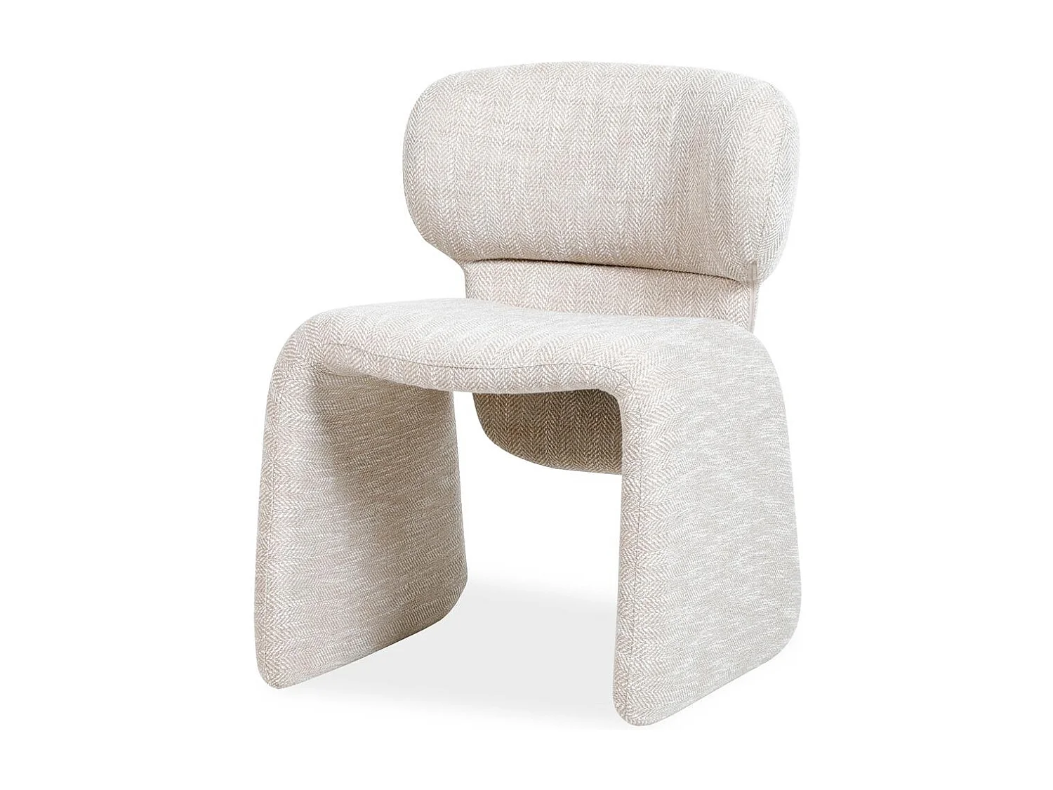 Polsterstuhl 63x56x78 cm beige BIZZA