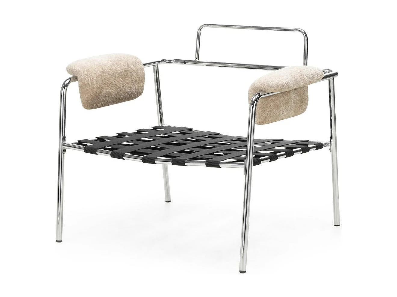 Loungesessel 84x84,5x75 cm beige Moya