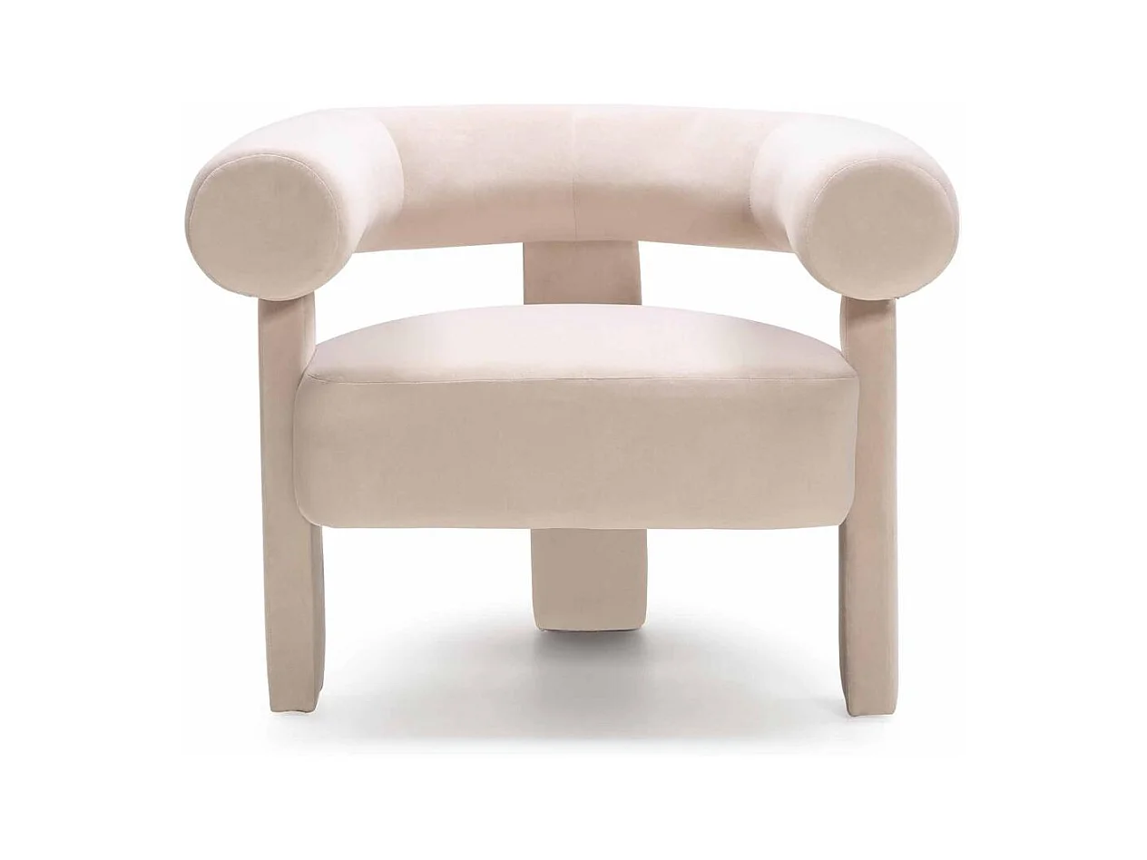 Lounge stoel 76x96x86 cm beige Atypique